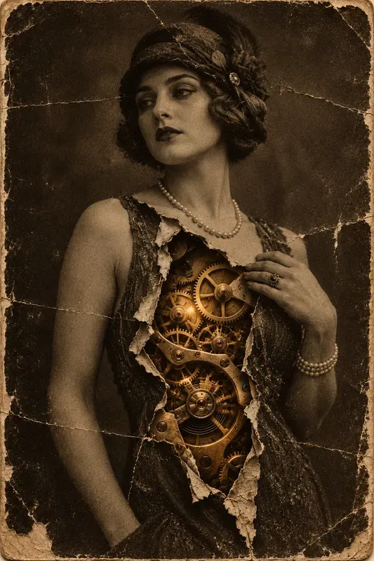 Dadaist Surreal Vintage Photo Collages