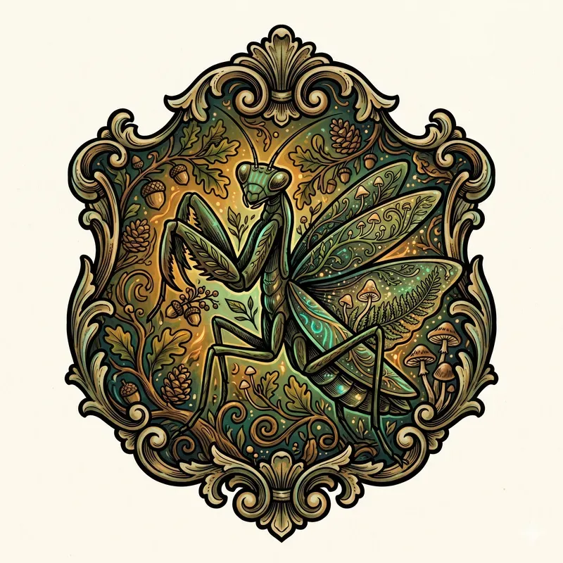 Fantasy Forest Insect Emblems