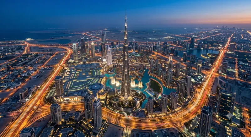 Modern City Grid Drone Views