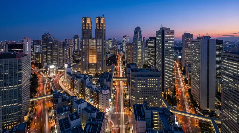 Modern City Grid Drone Views
