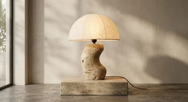 Modern Organic 3D Ceramic Table Lamps