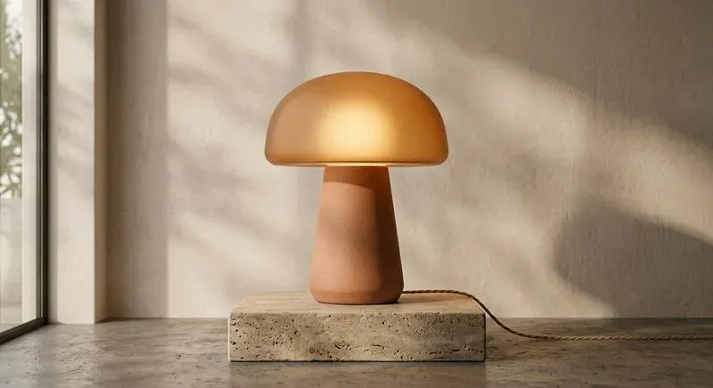 Modern Organic 3D Ceramic Table Lamps