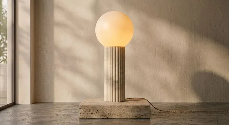 Modern Organic 3D Ceramic Table Lamps