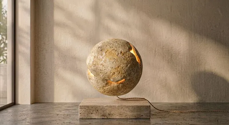 Modern Organic 3D Ceramic Table Lamps