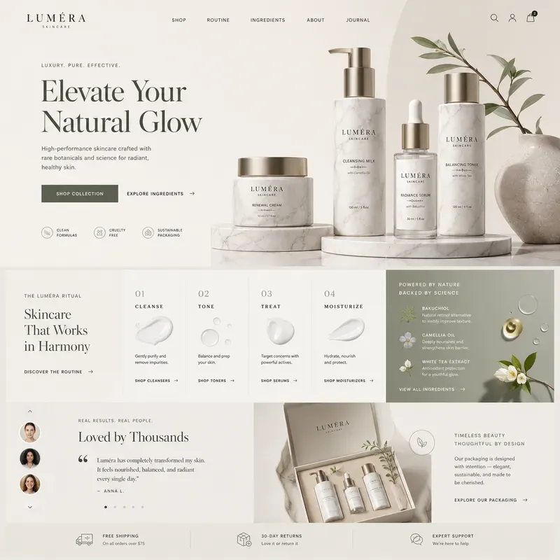 Modern Lifestyle Store UIs