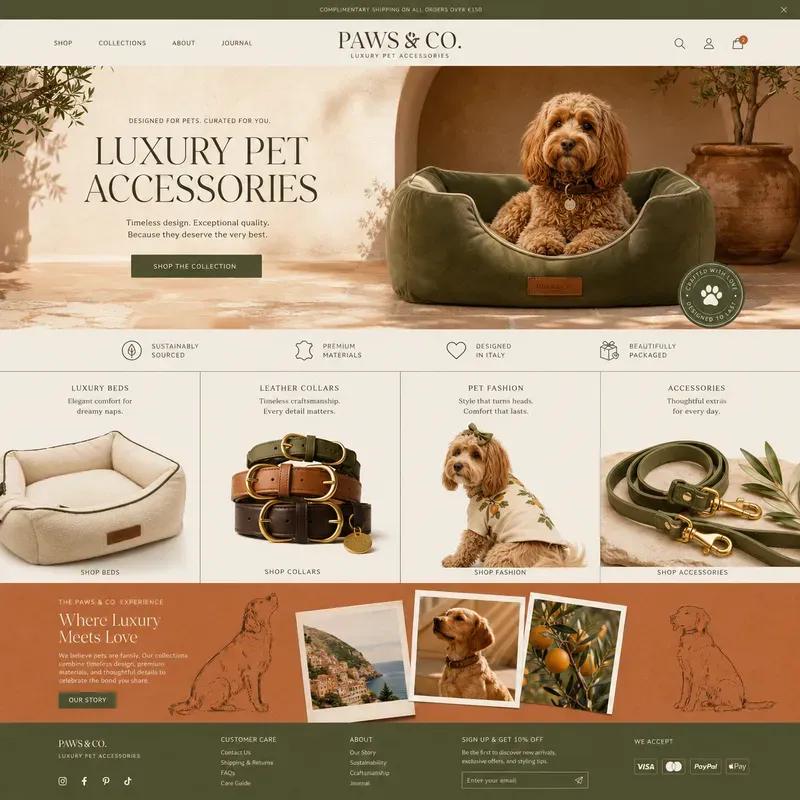 Modern Lifestyle Store UIs