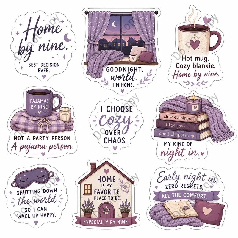 Introvert Homebody Sticker Sheets