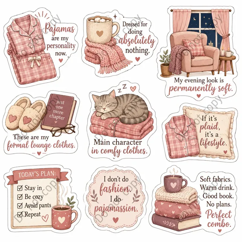 Introvert Homebody Sticker Sheets