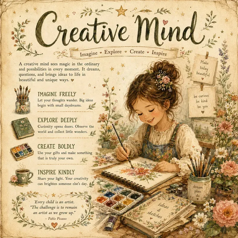 Vintage Storybook Infographics