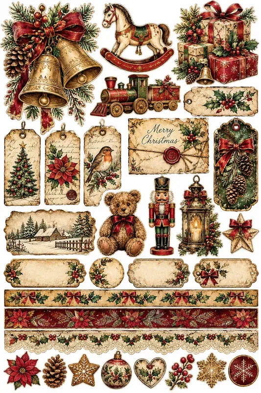 Winter Farmhouse Vintage Junk Journals
