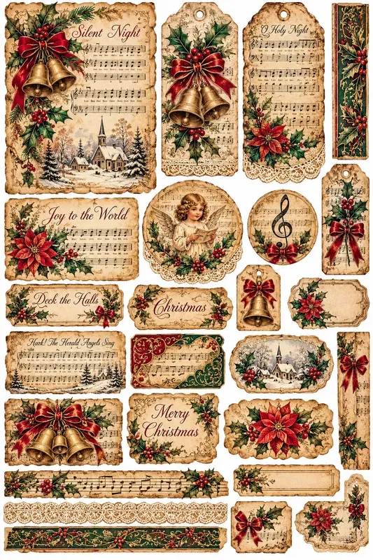 Winter Farmhouse Vintage Junk Journals