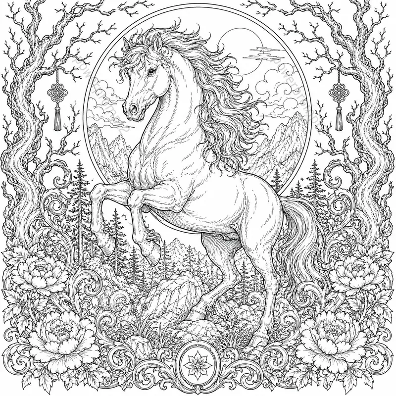 Mythic Coloring Books