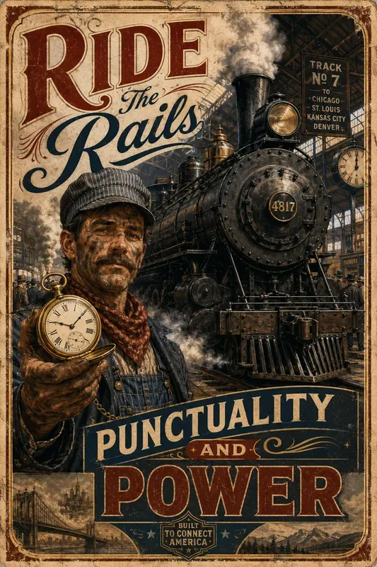 Vintage Americana Vehicle Posters