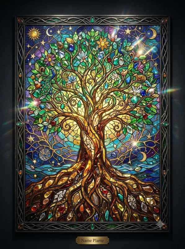 Crystal Stained Glass Art