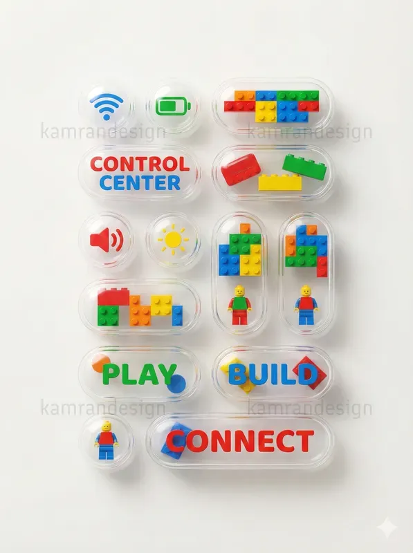 3D Glossy Glassmorphism UI Icons