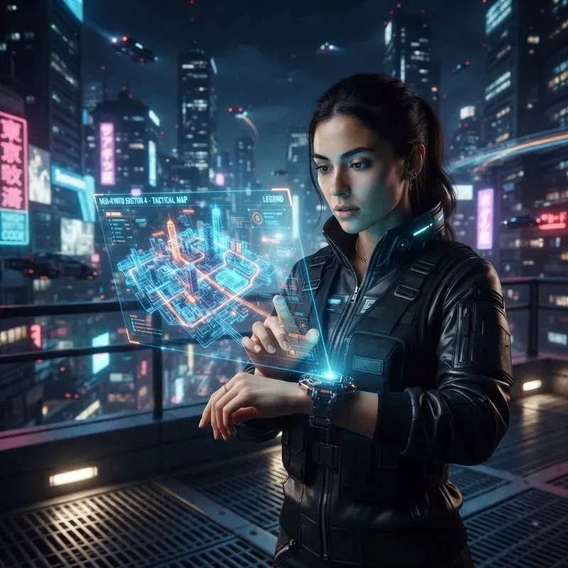 Futuristic Tech In Action