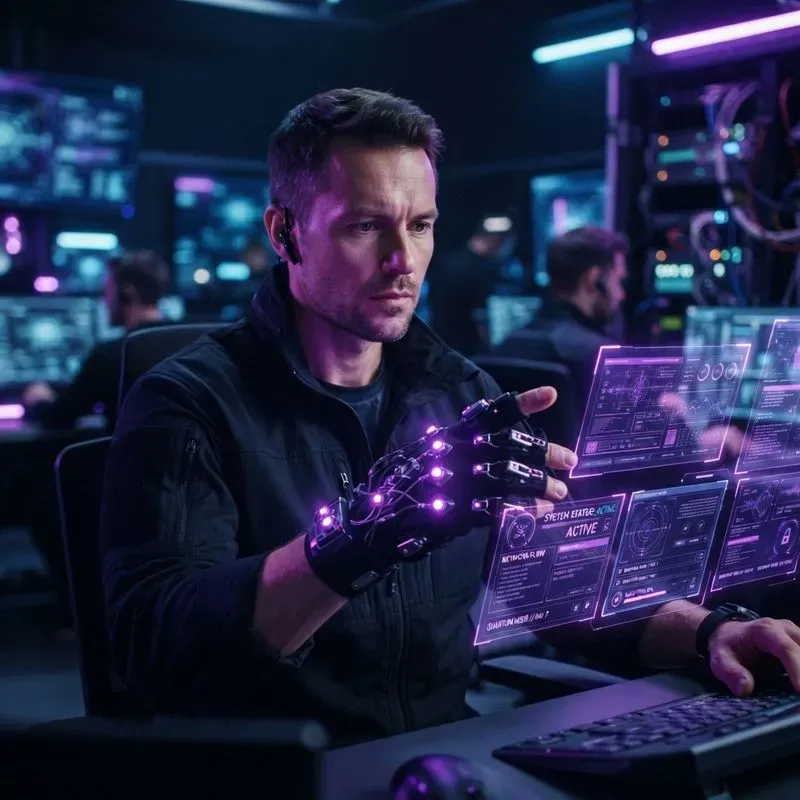 Futuristic Tech In Action