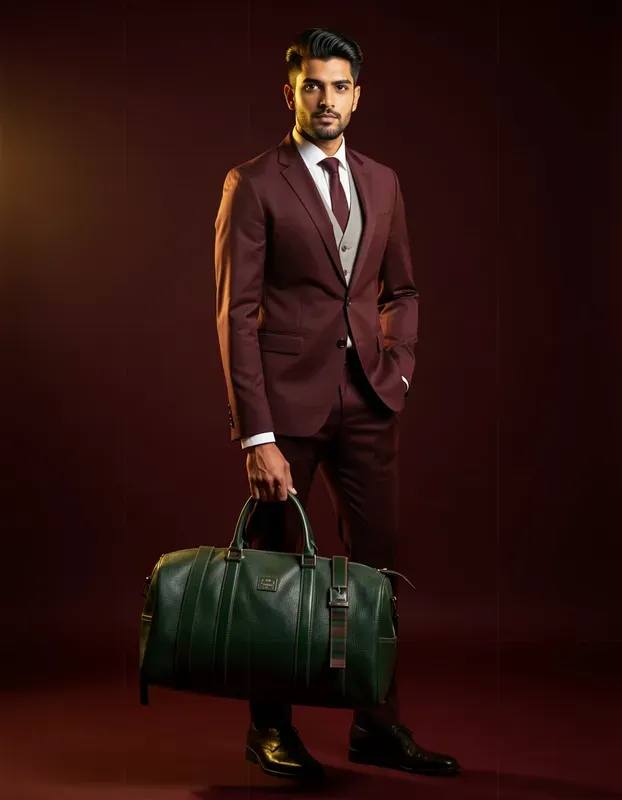 Mens Luxury Leather Handbag Editorials