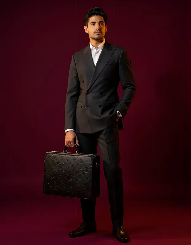 Mens Luxury Leather Handbag Editorials