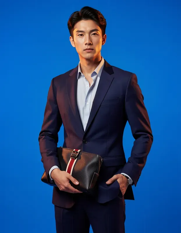 Mens Luxury Leather Handbag Editorials
