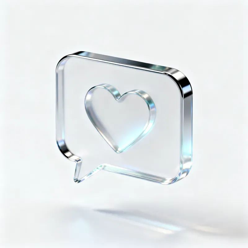 Ultramodern 3D Glossy Glass Icons