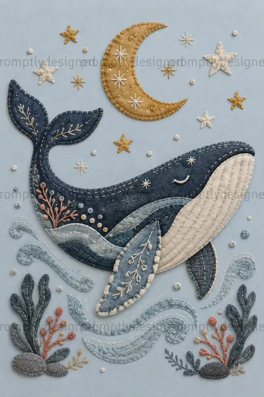 Faux Stitch Wall Art Etsies