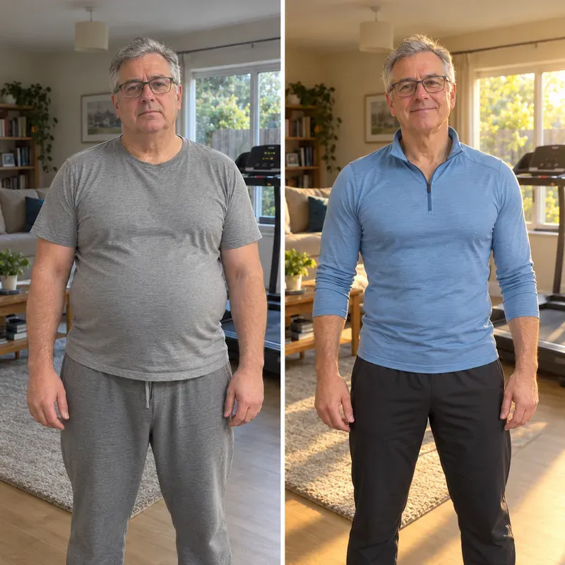 Realistic Before After Fitness Photos
