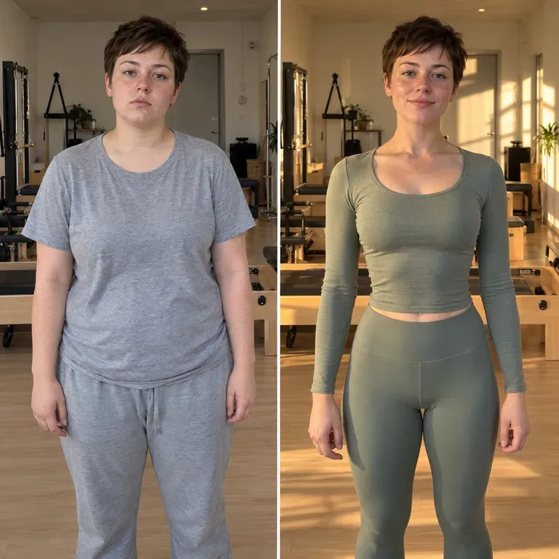 Realistic Before After Fitness Photos