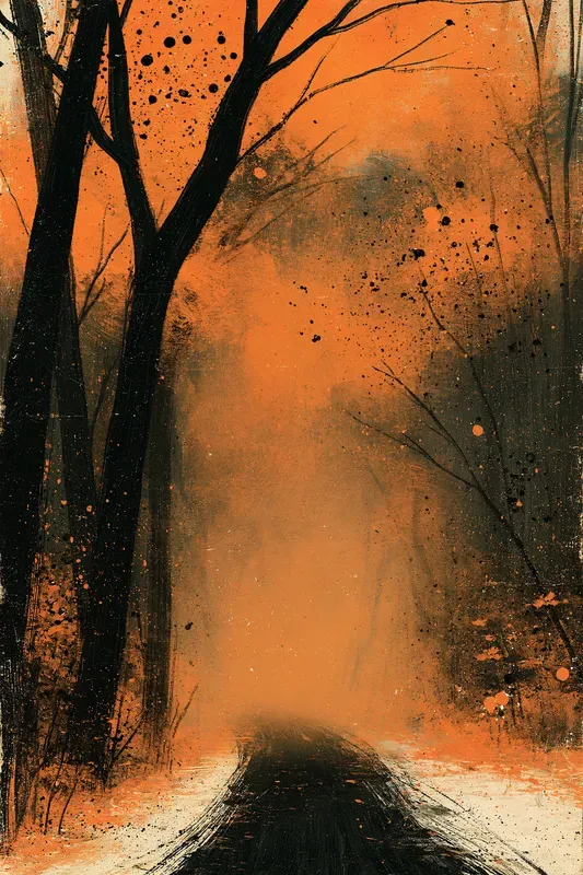 Eerie Autumn Illustrations