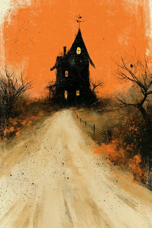 Eerie Autumn Illustrations