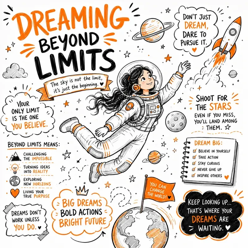 Orange Sketchnote Doodles