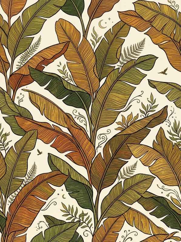 Romantic Engraved Seamless Patterns