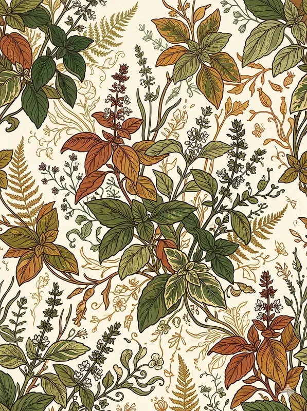 Romantic Engraved Seamless Patterns