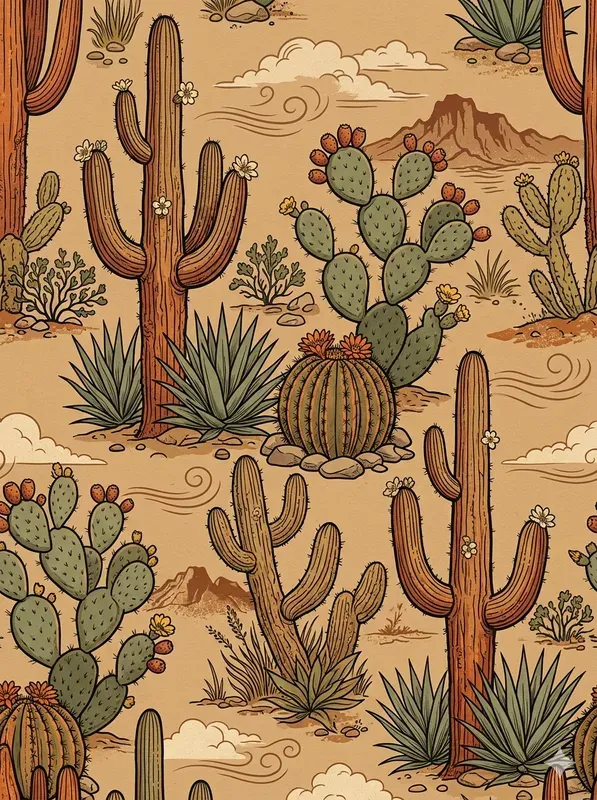 Romantic Engraved Seamless Patterns