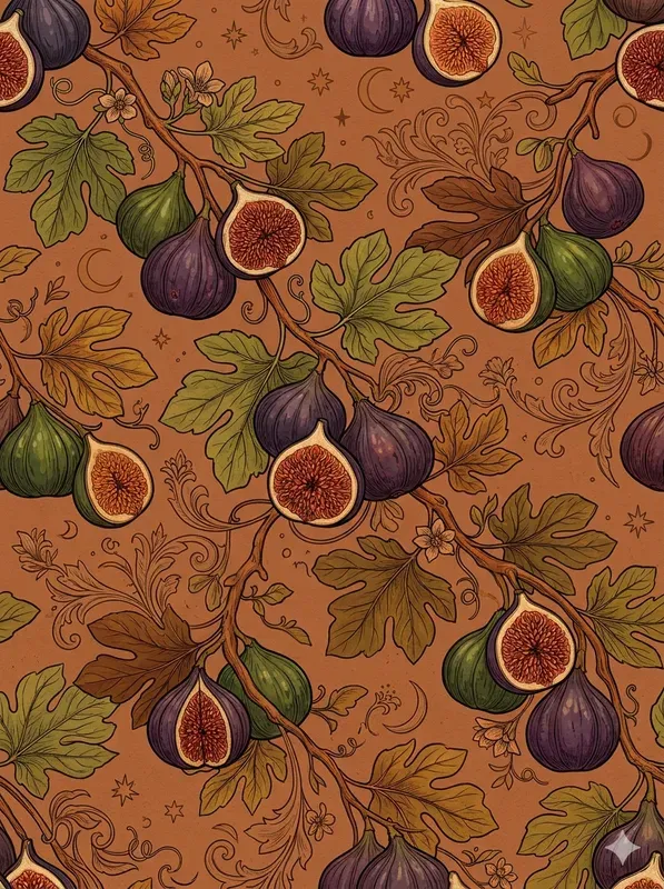 Romantic Engraved Seamless Patterns