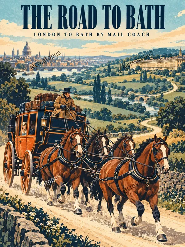 Vintage Historical Journey Posters