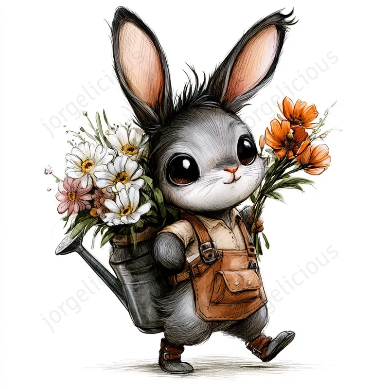 Cute Detailed Character Art
