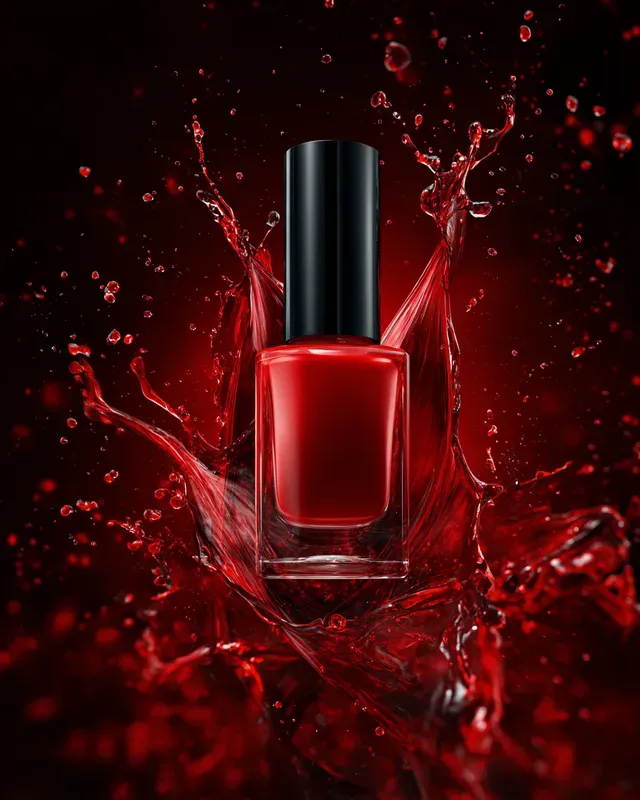 Beauty Product Liquid Splash Ads