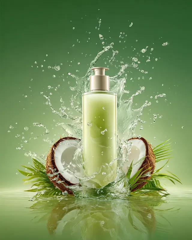 Beauty Product Liquid Splash Ads