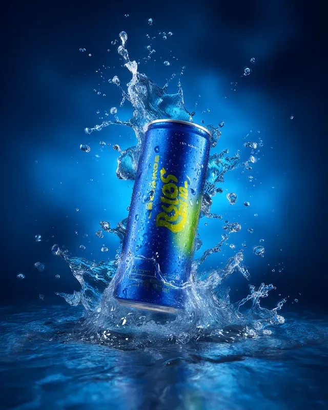 Beauty Product Liquid Splash Ads