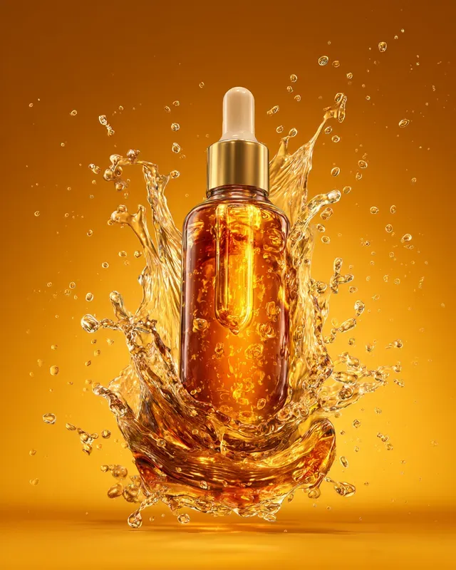Beauty Product Liquid Splash Ads