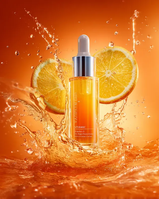 Beauty Product Liquid Splash Ads