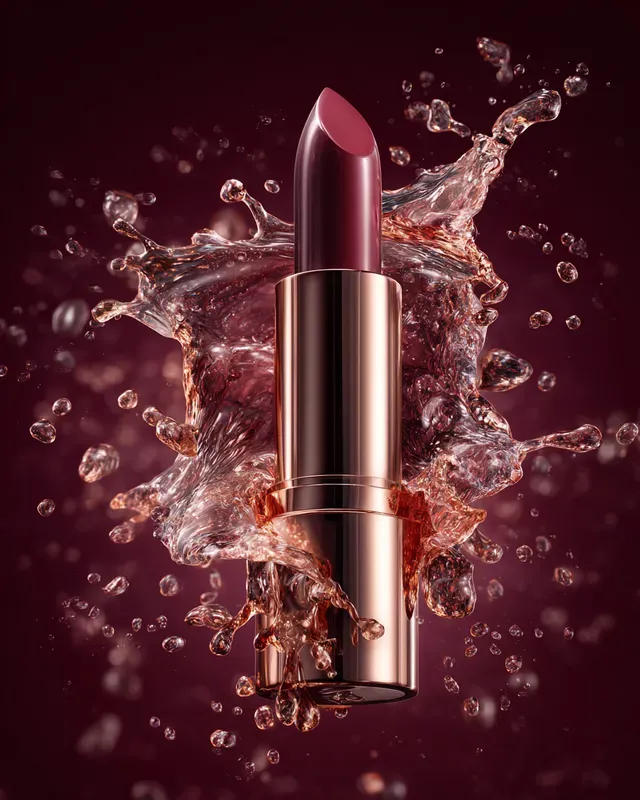 Beauty Product Liquid Splash Ads