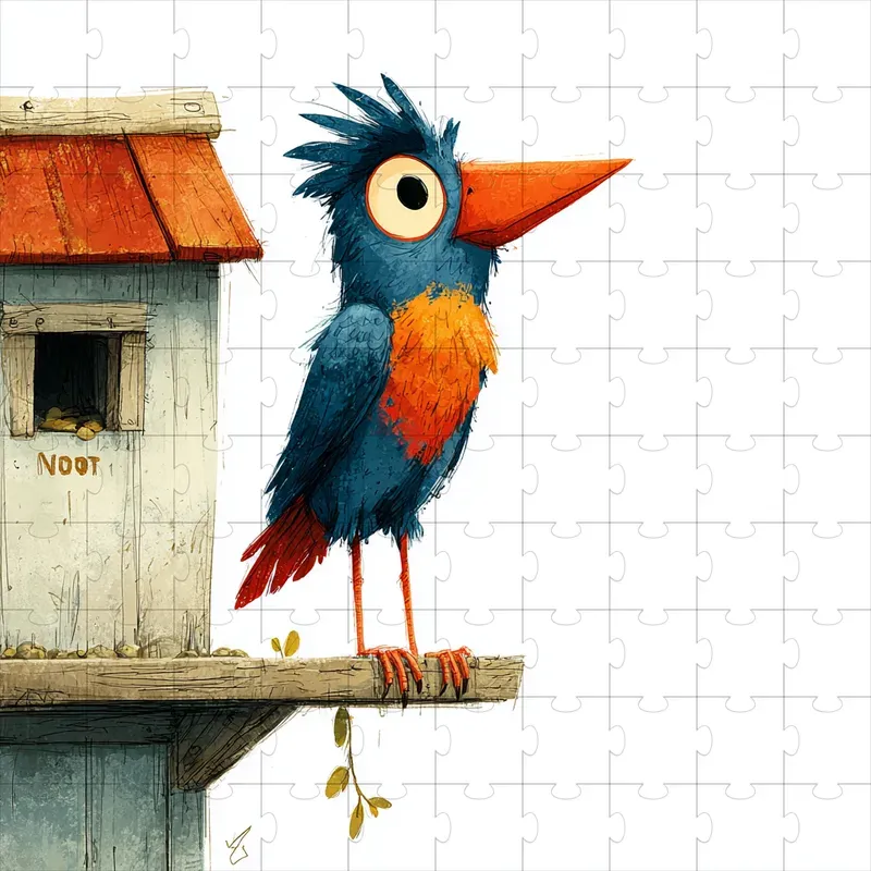 Whimsical Storybook Cartoon Textured Inks