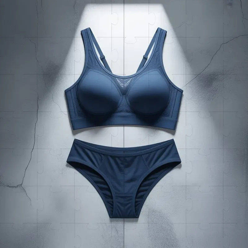 Flat Lay Lingerie Product Photography