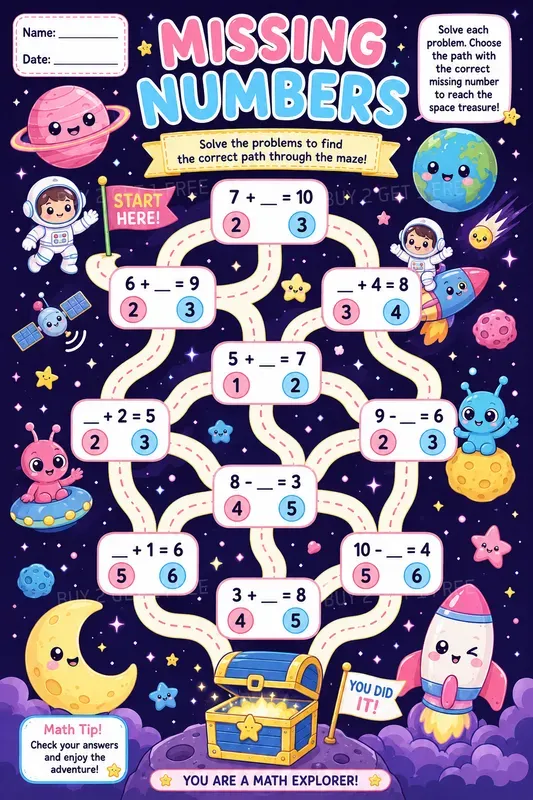 Cosmic Mathematical Labyrinths