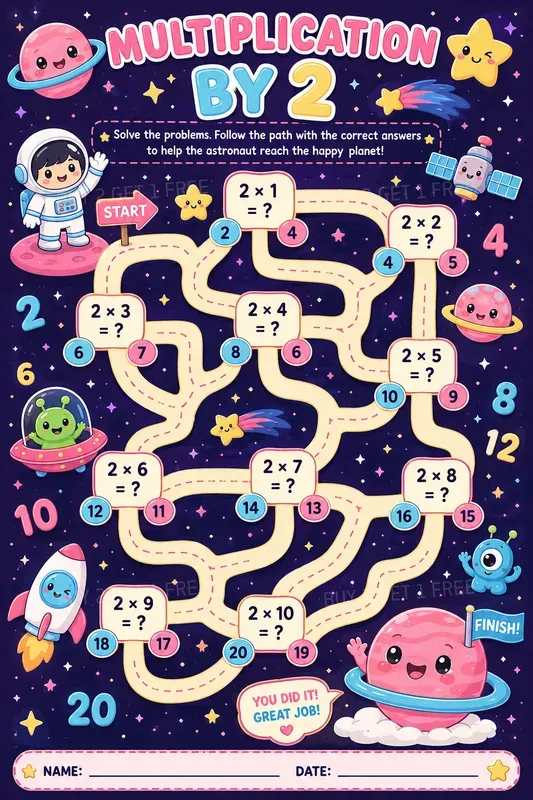 Cosmic Mathematical Labyrinths