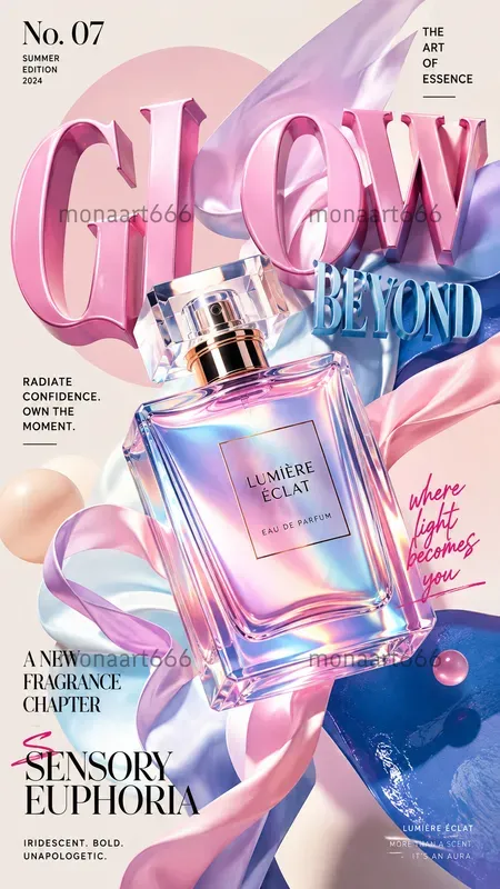 Glossy Pop Avantgarde Editorial Posters