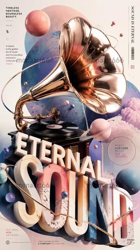 Glossy Pop Avantgarde Editorial Posters