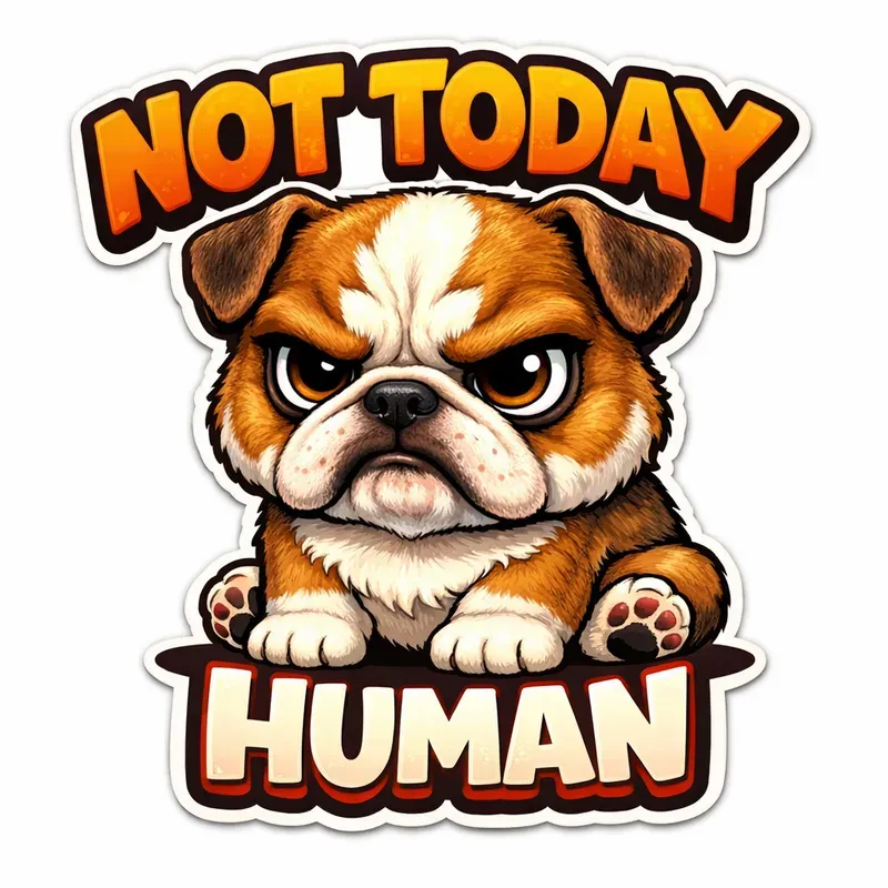 Grumpy Cute Animal Stickers